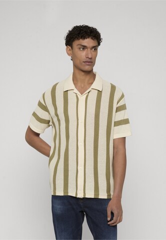 Coupe regular Chemise 'Kastor' INDICODE JEANS en vert : devant