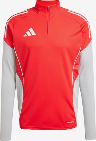 T-Shirt fonctionnel 'Tiro 25' ADIDAS PERFORMANCE en rouge : devant