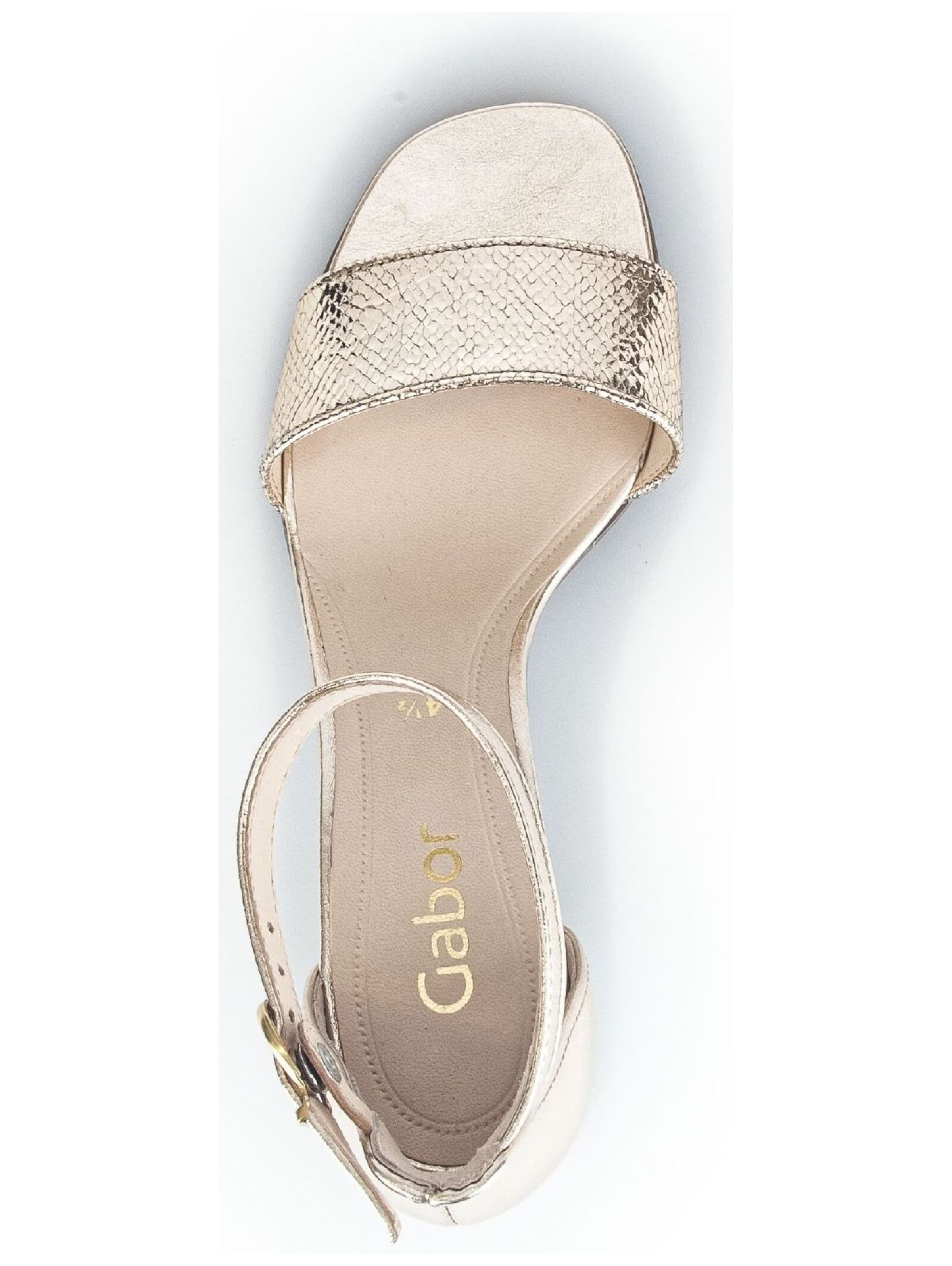 GABOR Sandale in Gold