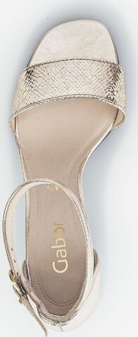 GABOR Strap Sandals in Gold