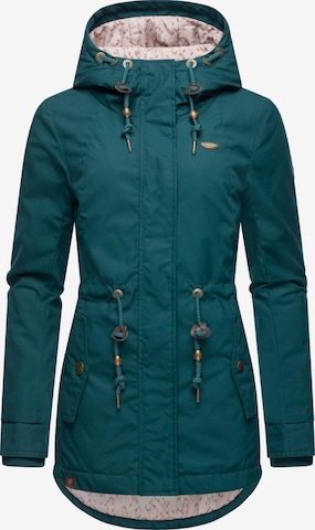 Ragwear Winter Jacket 'Monadis' in Green