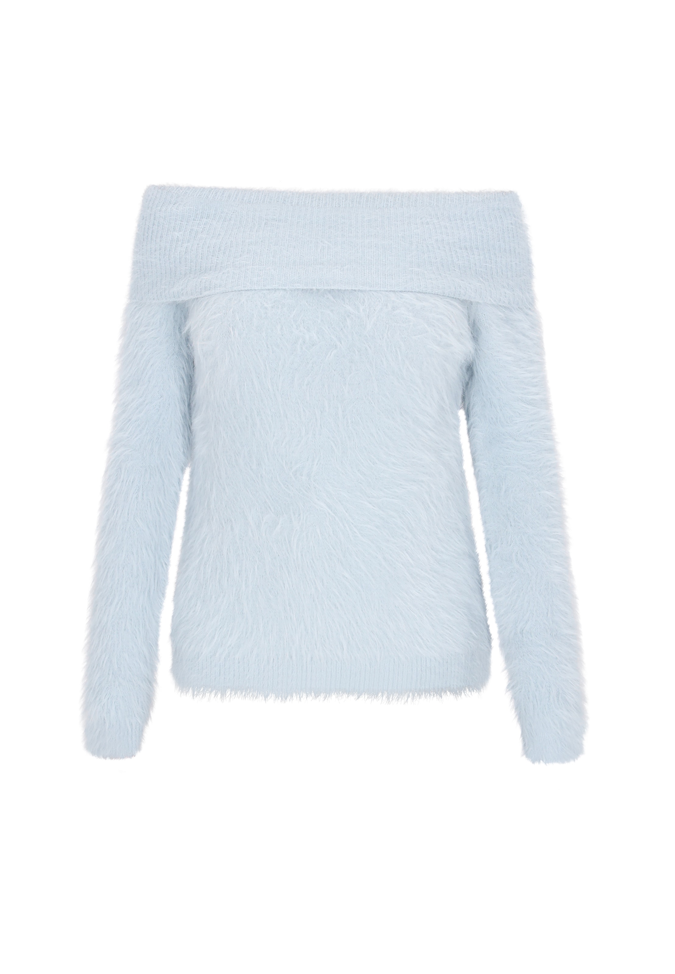 faina Πουλόβερ σε μπλε: μπροστά