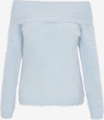 faina Pullover in Blau: Vorderseite