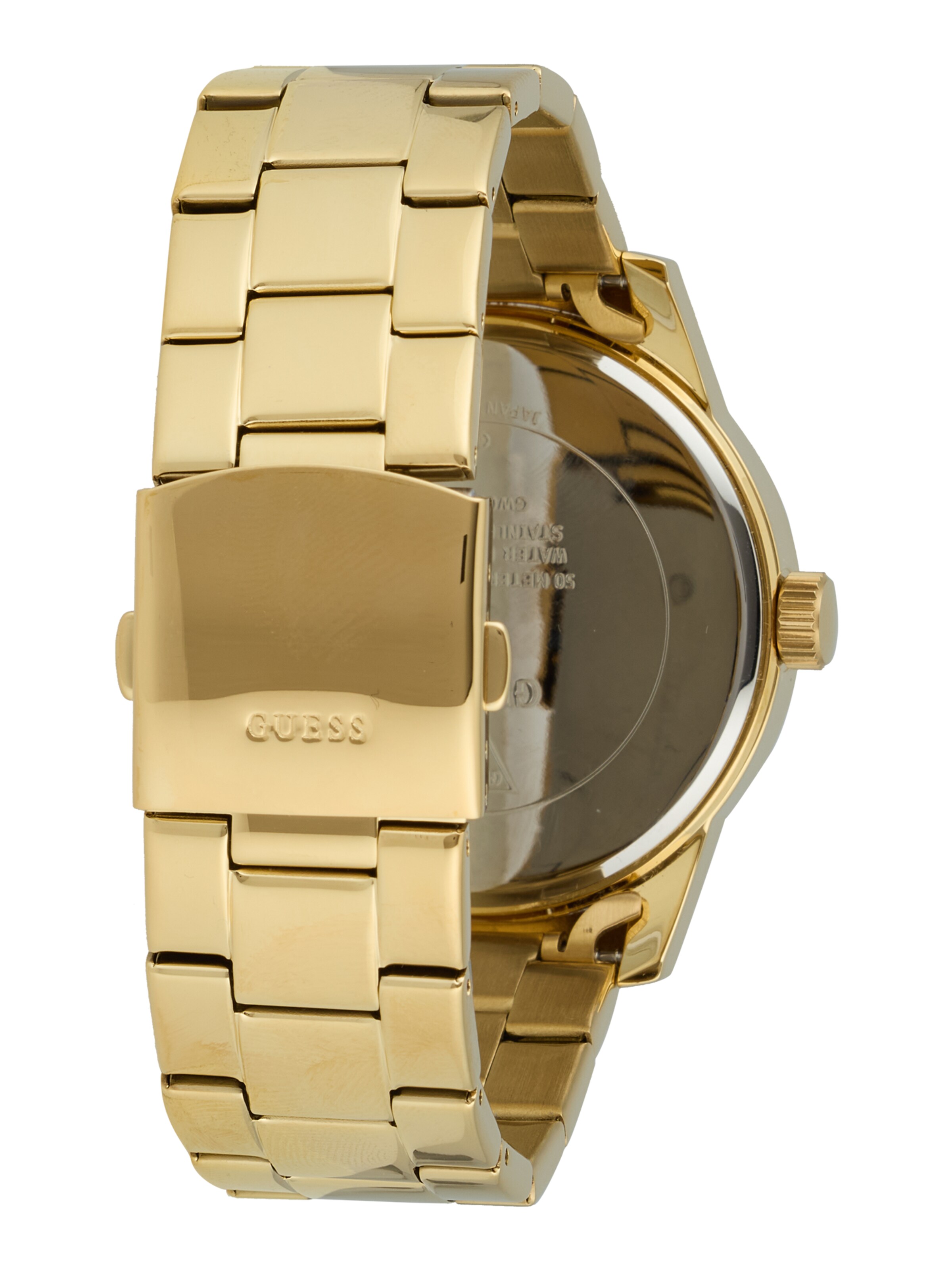 GUESS Analog Watch 'COLLEGIATE' in Gold