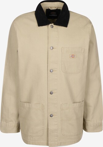 DICKIES Tussenjas in Beige: voorkant