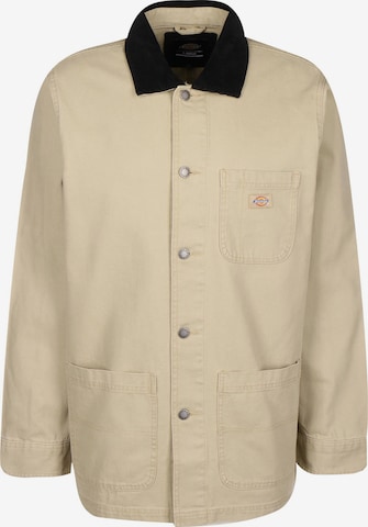 DICKIES Tussenjas in Beige: voorkant