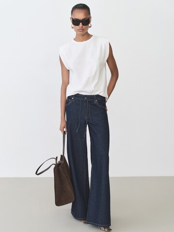 MANGO Top 'VIRI' | bela barva