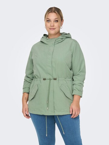 ONLY Carmakoma Between-Seasons Parka in Green: front