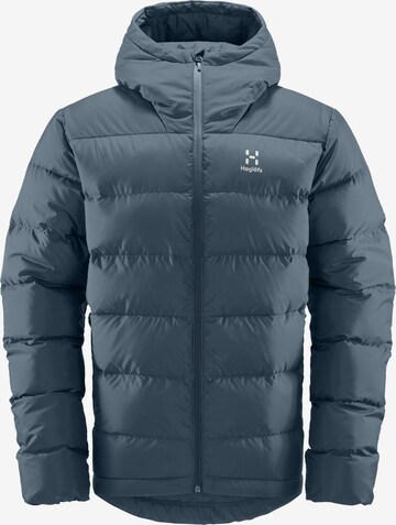 Haglöfs Outdoor jacket 'Bield Down' in Blue: front