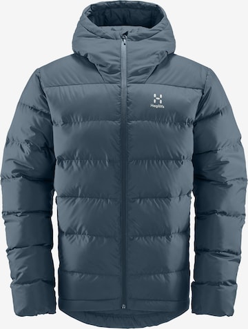 Veste outdoor 'Bield Down' Haglöfs en bleu : devant