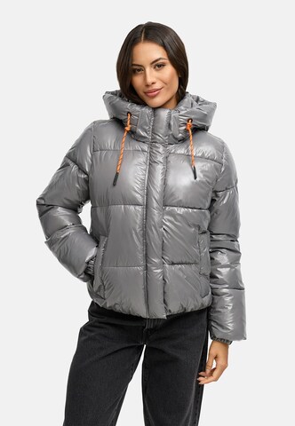 Veste d’hiver 'Skyraa 16' MARIKOO en gris : devant