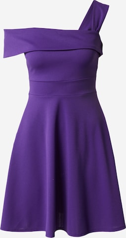 WAL G. Kokteilové šaty 'NOELLE' - fialová: predná strana