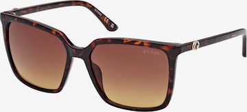 Occhiali da sole di GUESS in marrone: frontale