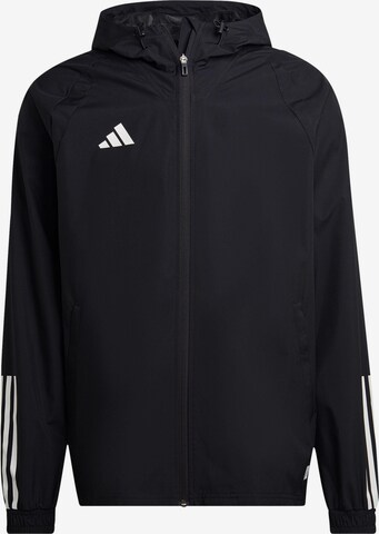 Veste de sport 'Tiro 23'' ADIDAS PERFORMANCE en noir : devant