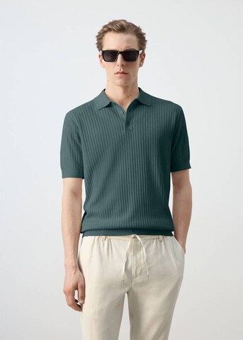 MANGO MAN Shirt 'Paule' in Green: front
