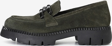 CAFè NOIR Mocassins in Groen: voorkant