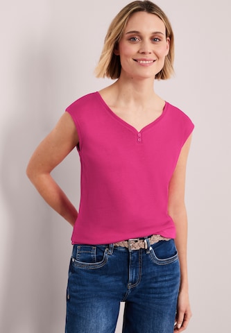 STREET ONE Shirt in Pink: front