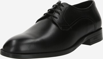 BOSS Black - Sapato com atacadores 'Tayil' em preto: frente