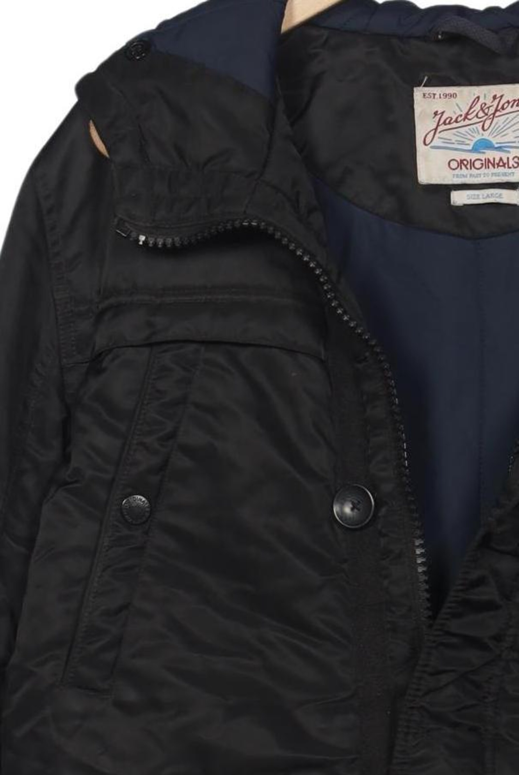JACK & JONES Jacket & Coat in L in Black