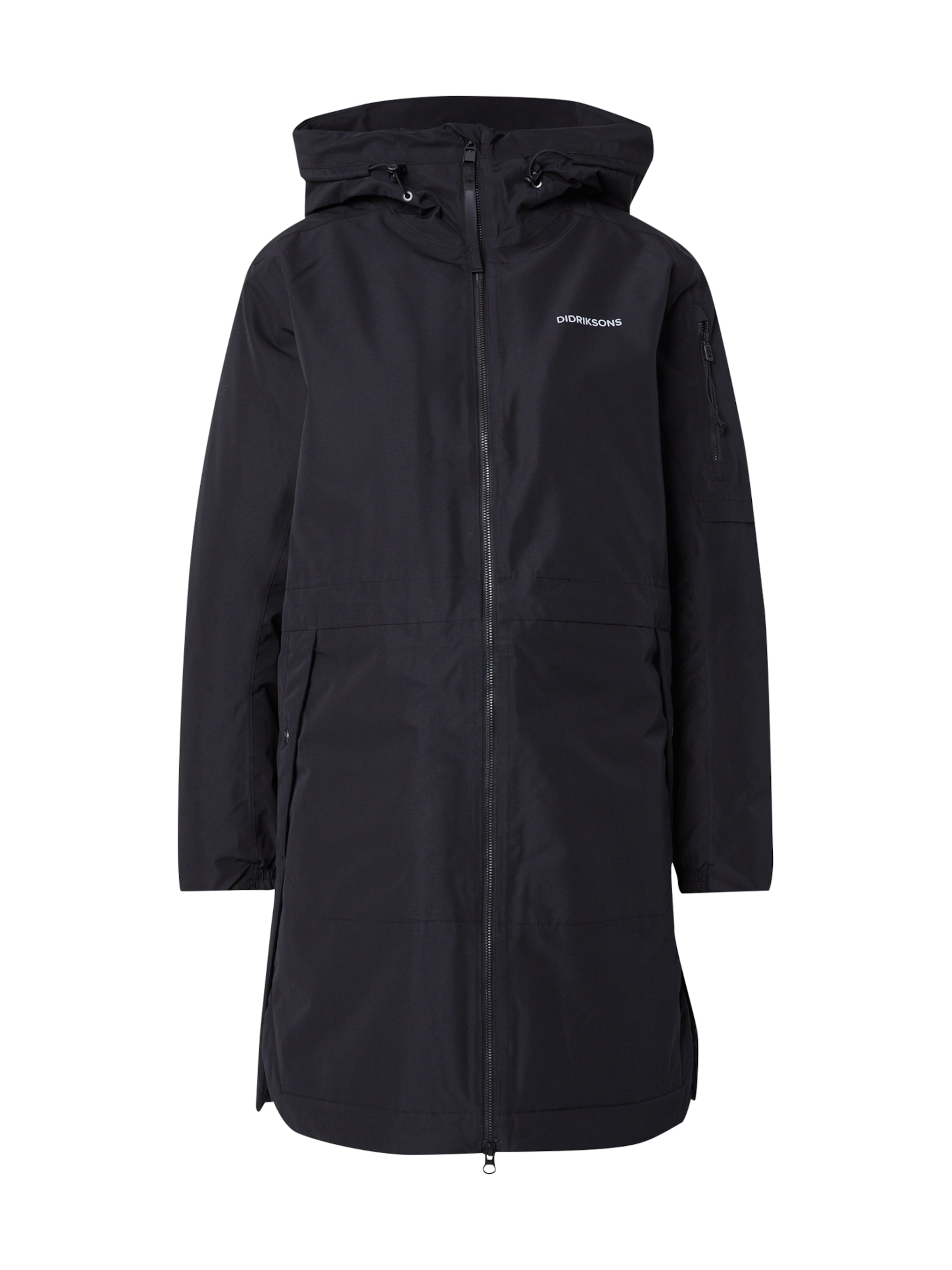 Veste outdoor 'ELLA' Didriksons en noir : devant