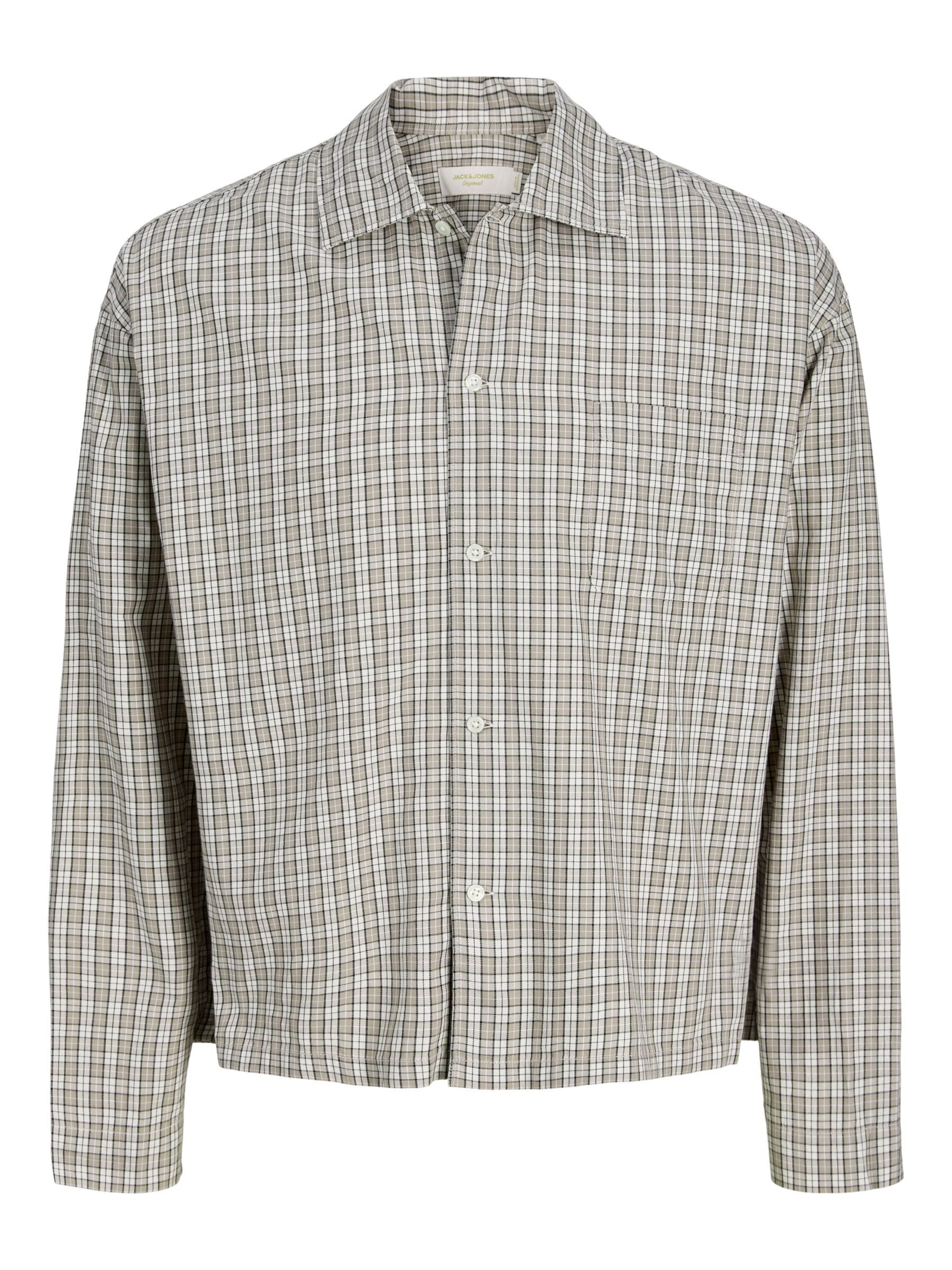 JACK & JONES Hemd 'JORAustin' in Grau: Vorderseite