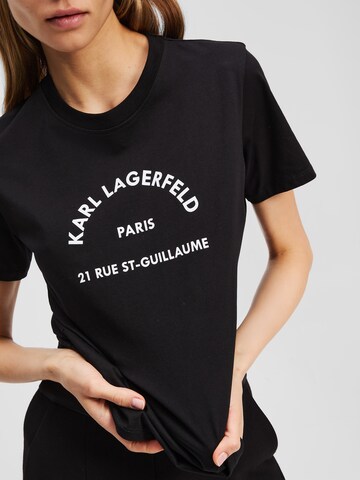 T-shirt 'Rue St-Guillaume' Karl Lagerfeld en noir