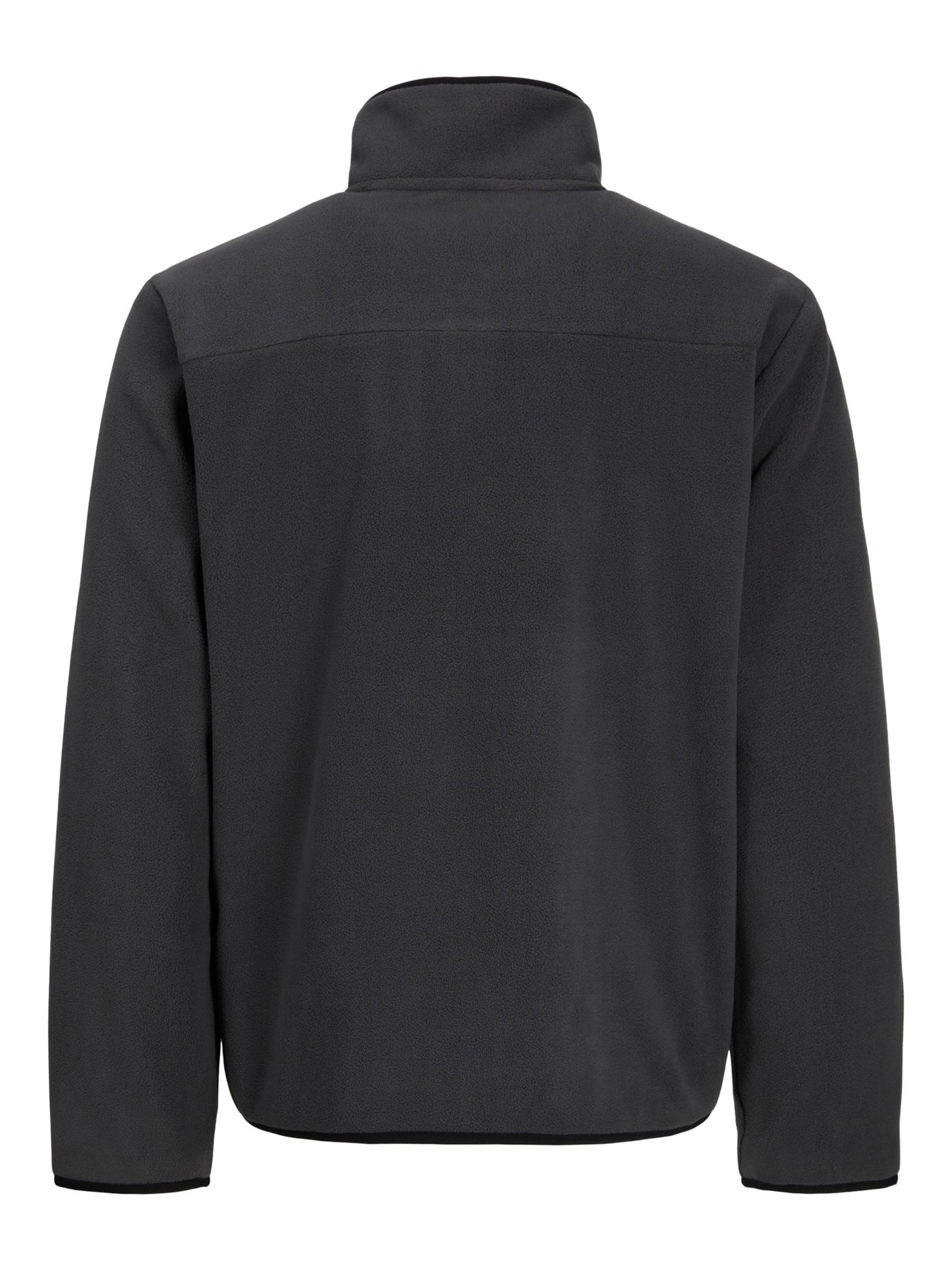 JACK & JONES Fleecejacke in Grau