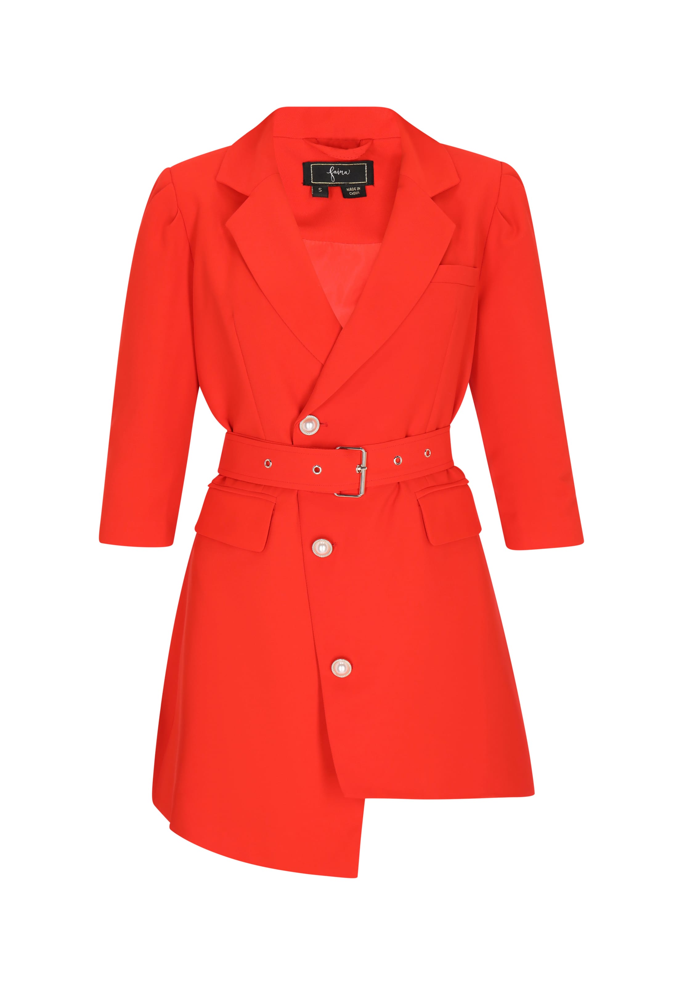 faina Obleka 'Fashion Look' | rdeča barva: sprednja stran