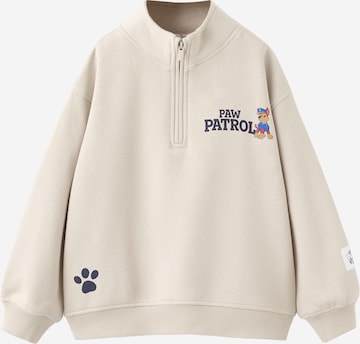 MANGO KIDS Collegepaita 'Pawpat' värissä beige: etupuoli