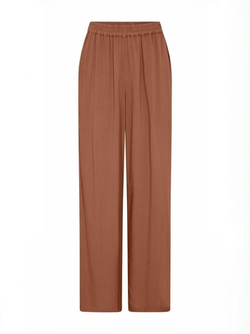 Wide leg Pantaloni 'Radia' de la Soyaconcept pe maro: față
