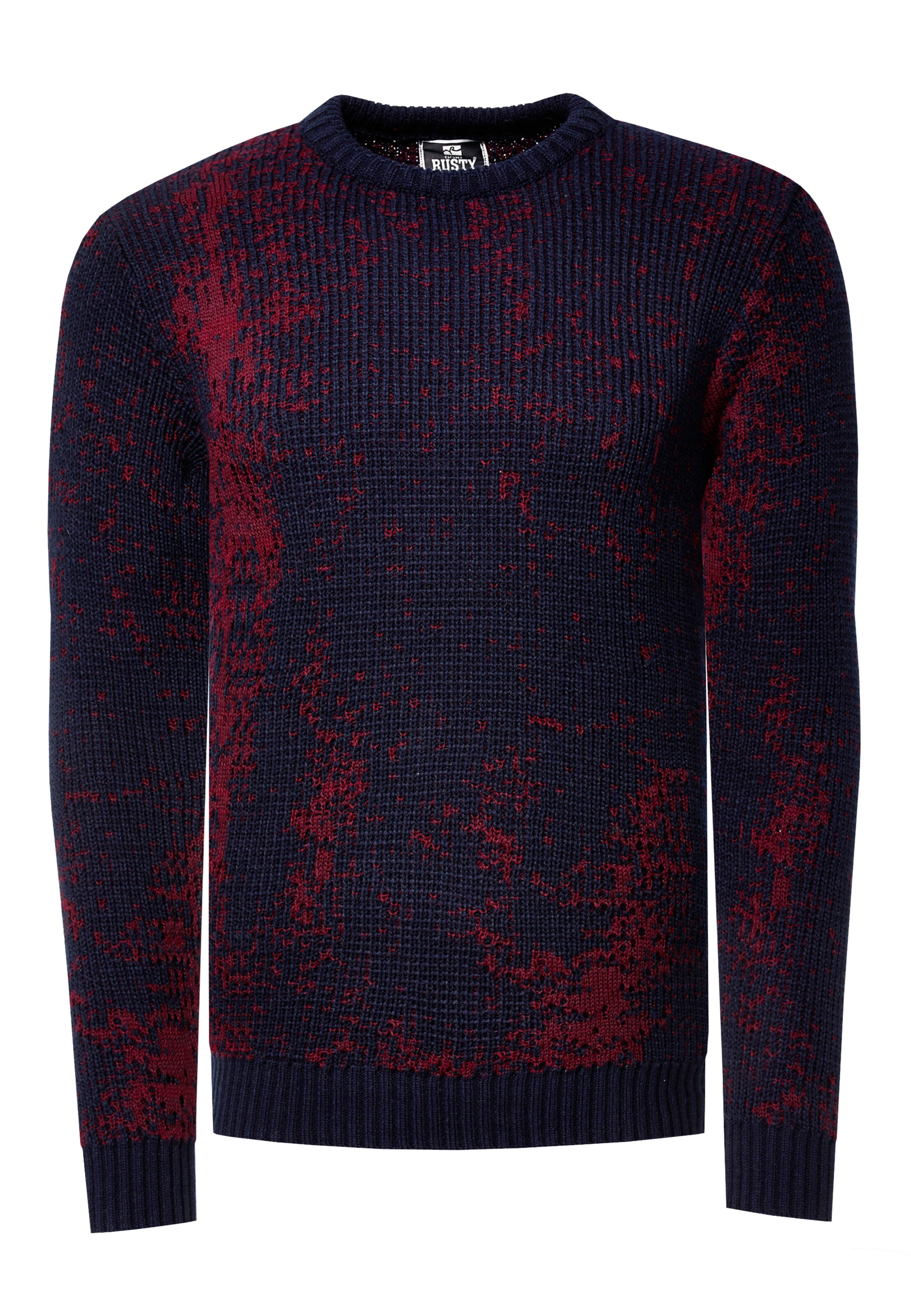 Rusty Neal Pullover in Blau: Vorderseite
