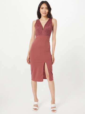 WAL G. Cocktail Dress 'CELIA' in Pink: front