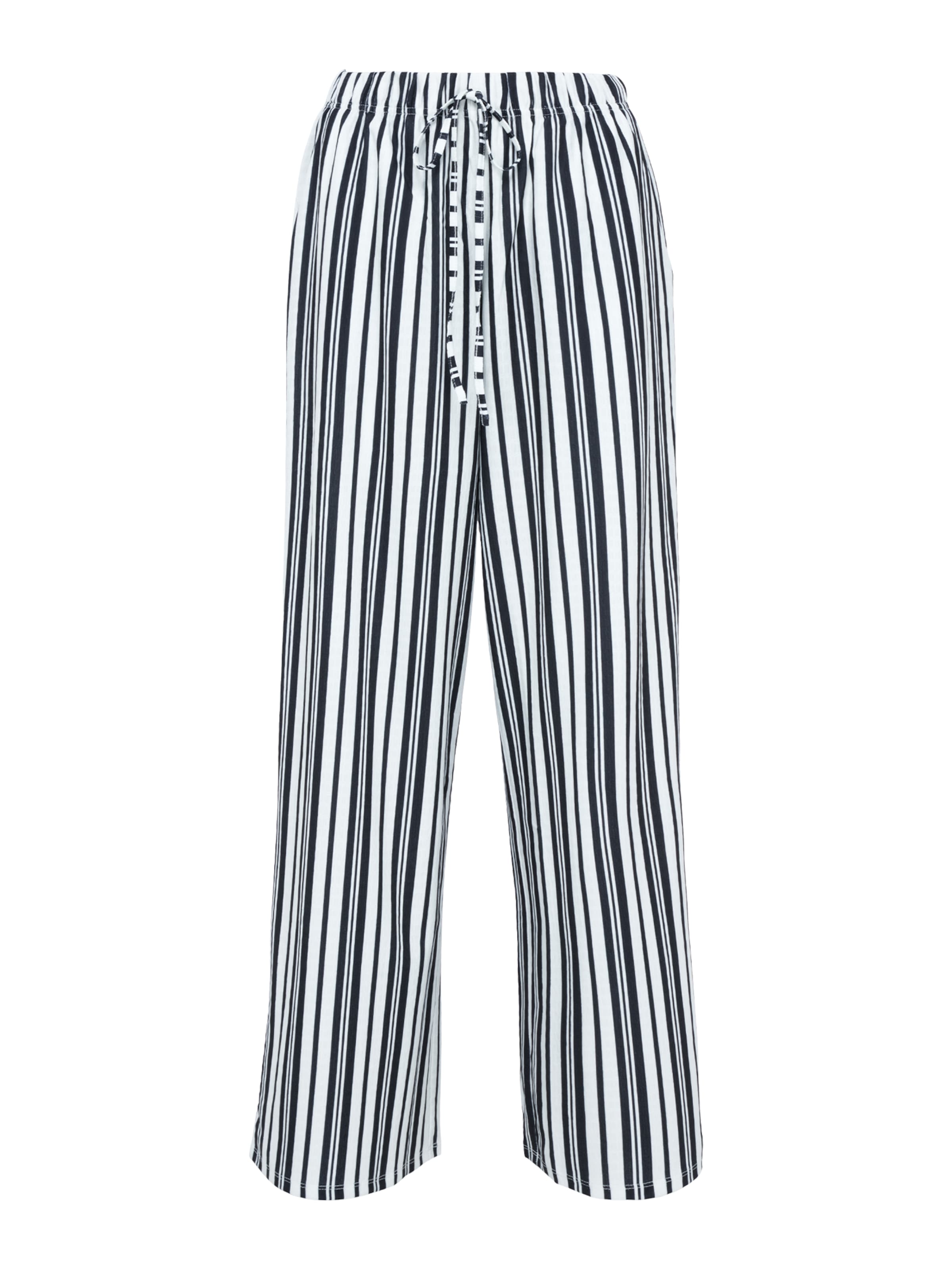 LeGer by Lena Gercke Панталон 'Janina' в черно / бяло, Преглед на продукта