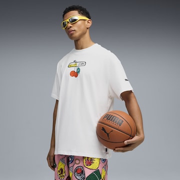 T-Shirt fonctionnel 'Commissioner Dylan' PUMA en blanc