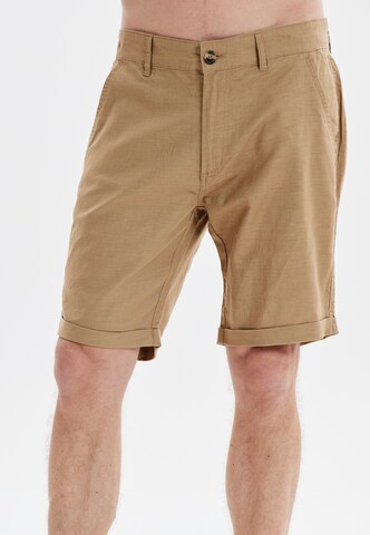 Cruz Regular Workout Pants 'Reagan' in Beige: front