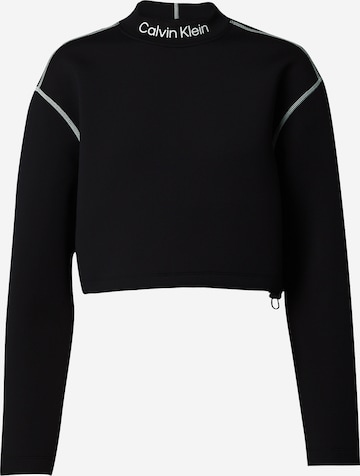 Calvin Klein Sport Sports sweater in Black: front