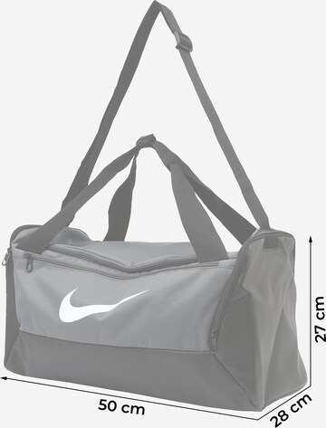 NIKE Sportovní taška 'Brasilia 9.5' – šedá