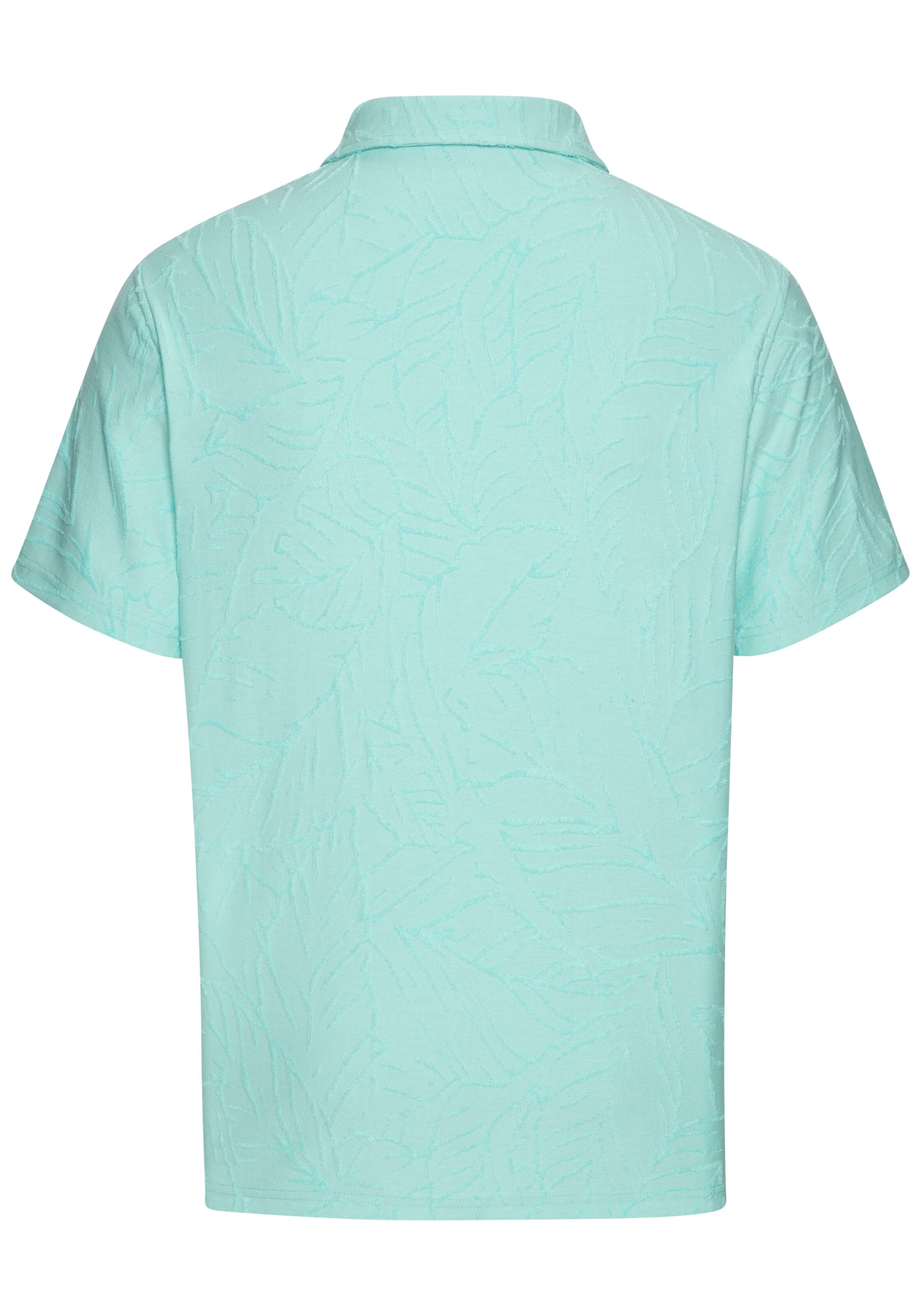 BEACH TIME Shirt in Blau
