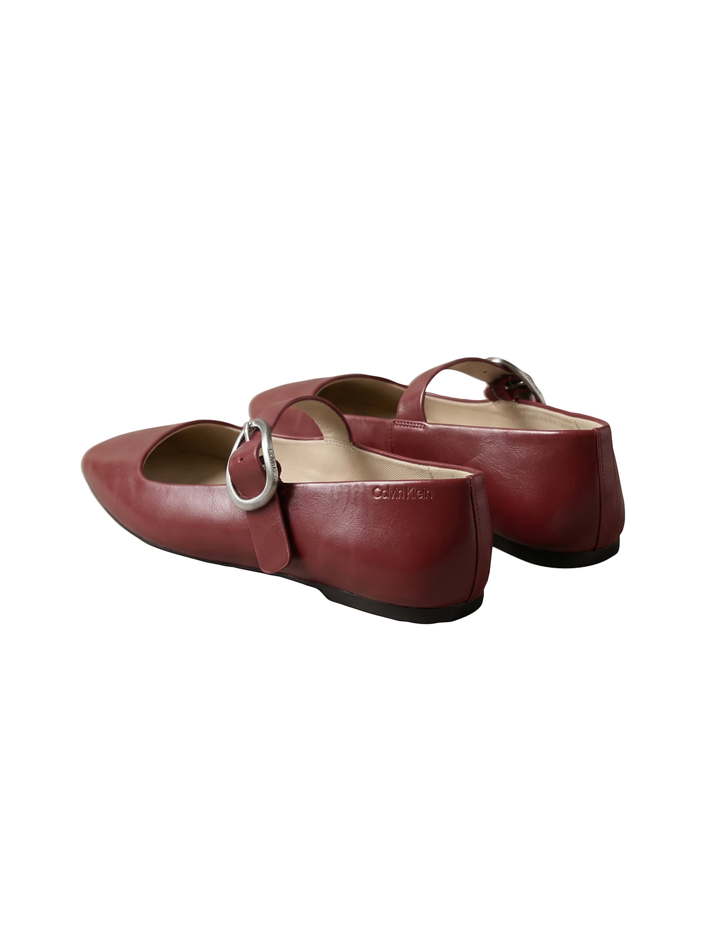 Calvin Klein Regular Strap ballerina in Red