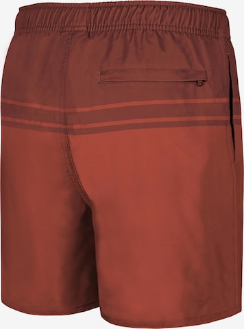 normani Board Shorts 'Makaha' in Red