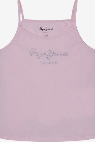 Pepe Jeans - Top 'ANASTASIA' em rosa: frente