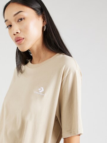 CONVERSE T-Shirt 'Go-to' in Beige