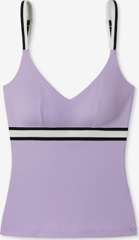 Triangle Tankini ' Aqua Californian Dream ' SCHIESSER en violet : devant