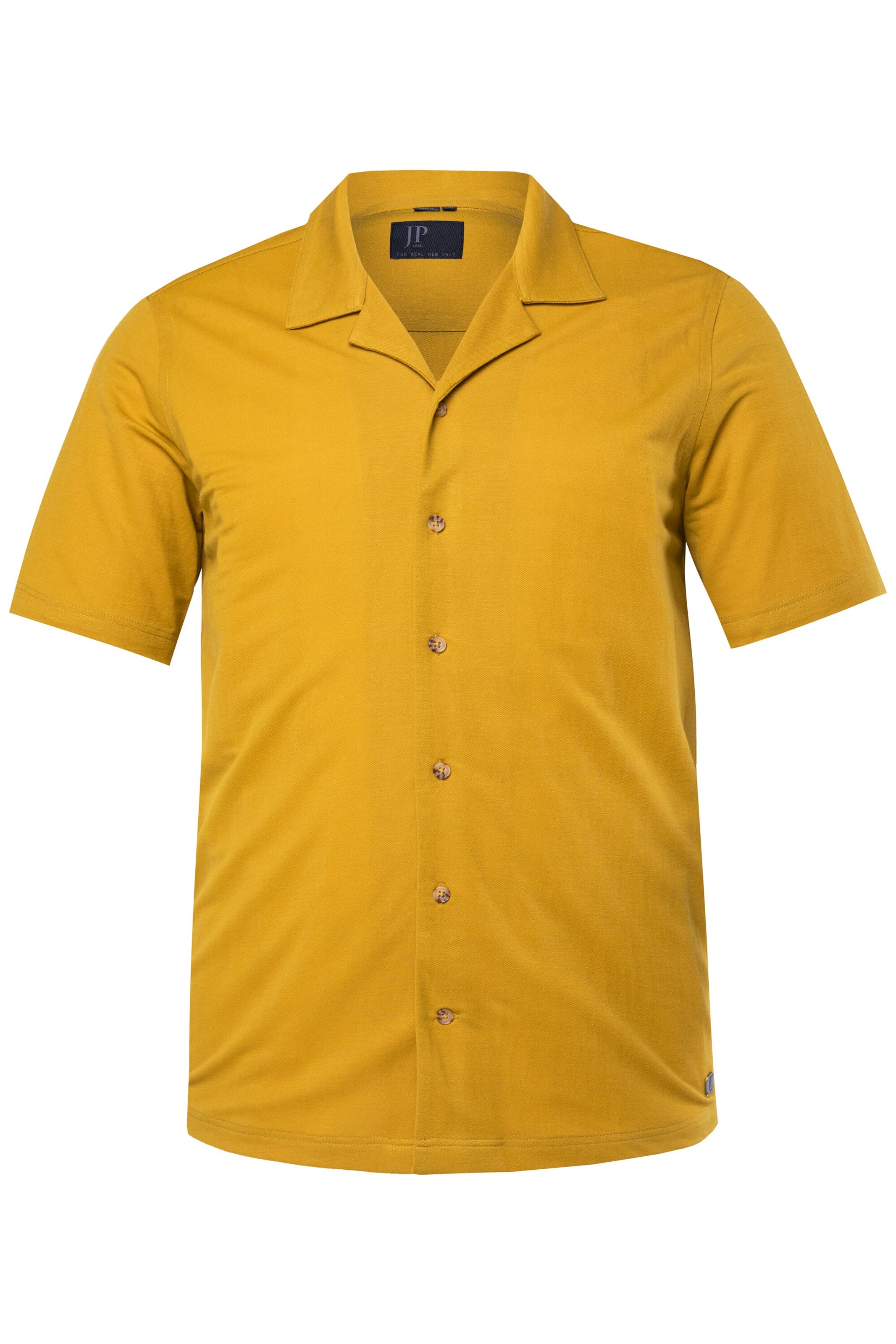JP1880 Comfort fit Overhemd in Geel: voorkant
