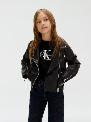 Calvin Klein Jeans Prechodná bunda - Čierna: predná strana