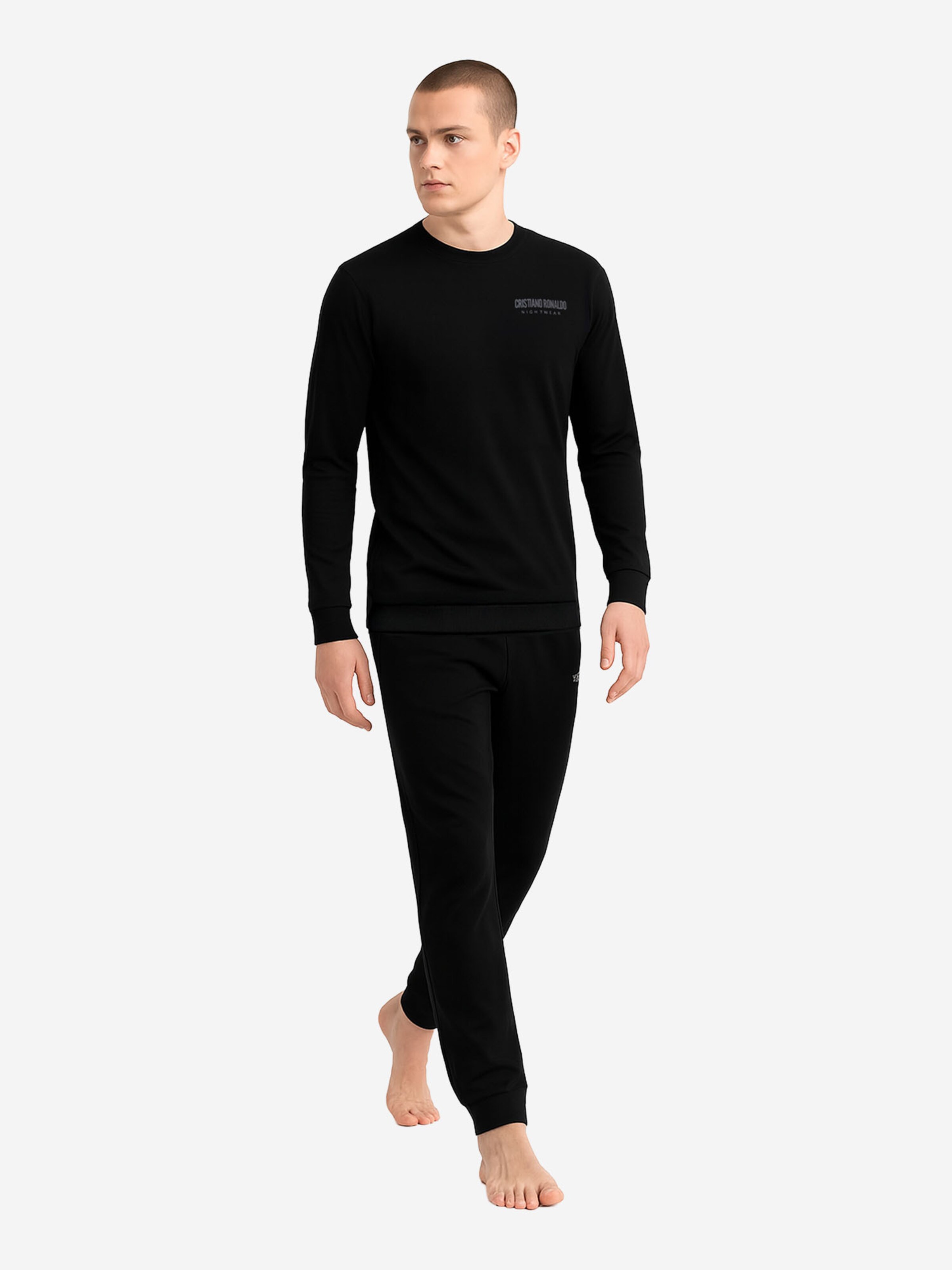 Pyjama long ' Nightwear ' CR7 - Cristiano Ronaldo en noir