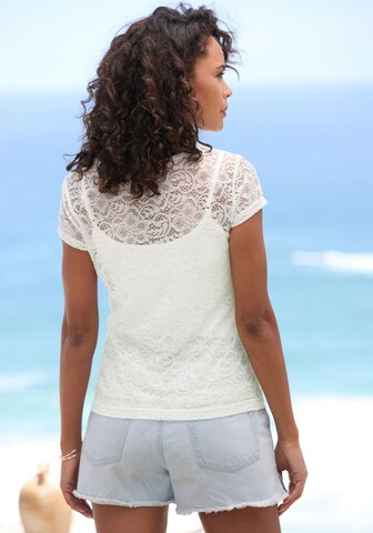 LASCANA Shirt in White