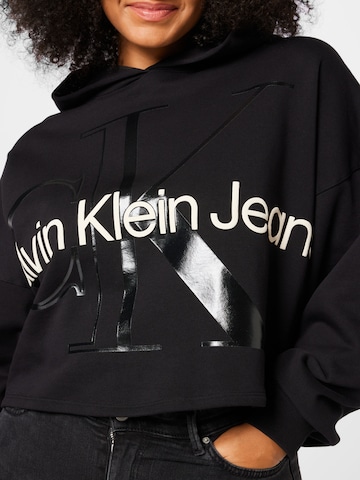 Calvin Klein Jeans Curve Sweatshirt in Black