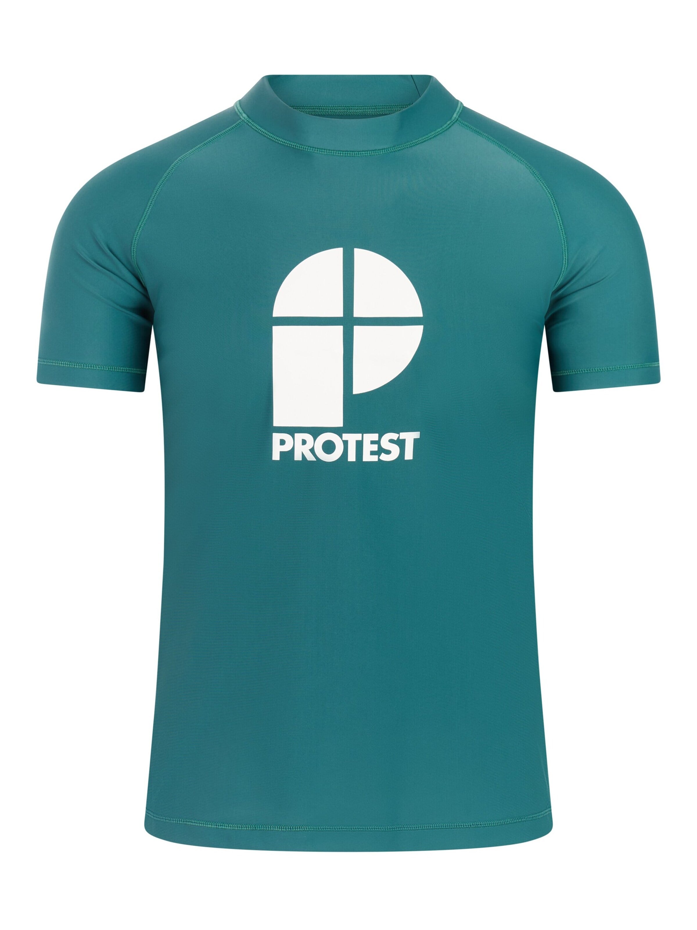 PROTEST Functioneel shirt 'PRTCATER' in Groen: voorkant