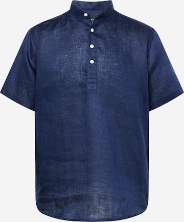 Bruun & Stengade Regular fit Overhemd 'Hobart' in Blauw: voorkant